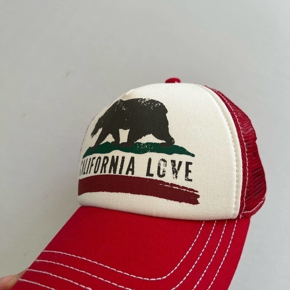 Brooklyn Hat Co Red California Love snap back OS - Picture 2 of 7